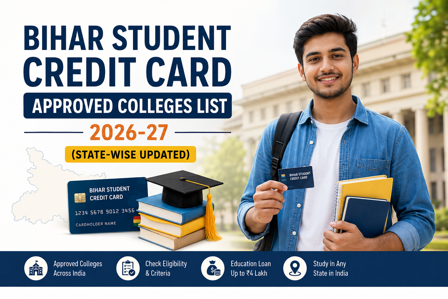 Bihar Student Credit Card Approved Colleges List 2026-27 (State-wise Updated)