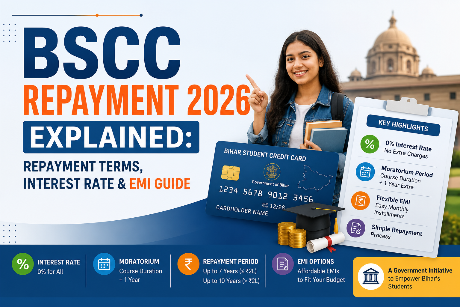 BSCC Repayment 2026 Explained: Repayment Terms, Interest Rate & EMI Guide